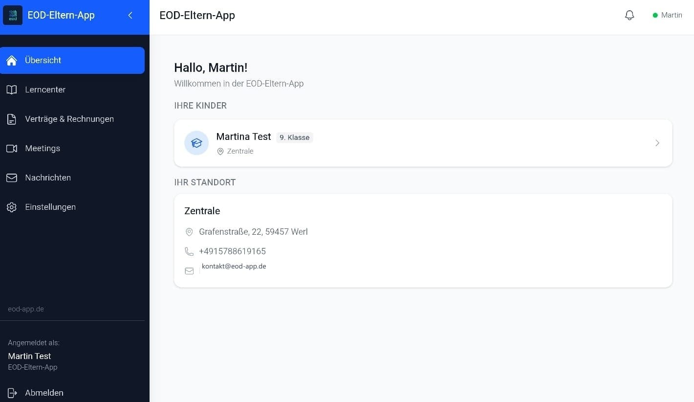 EOD Eltern-Portal